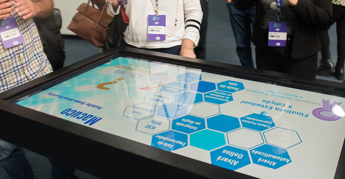 Mesa Interativa Touch Screen - SEBRAE